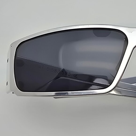 *SOLD* Gatorz Octane Polished Silver Frame Grey Lens Sunglasses w/ Ammo Box Case - Picture 12 of 16